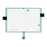 Hobonichi Techo A6 Cover Colors: Black x Clear Blue