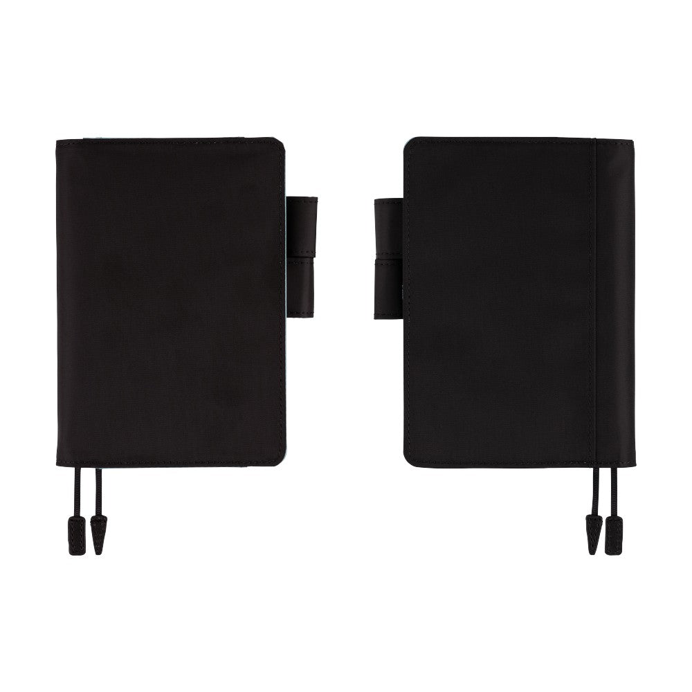 Hobonichi Techo A6 Cover Colors: Black x Clear Blue
