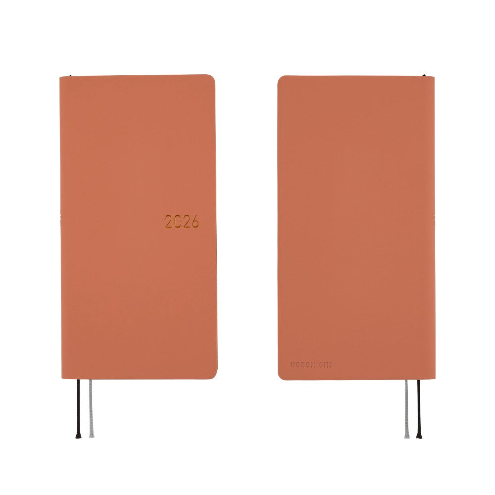 Hobonichi 2026 Spring Weeks Smooth: Milk Cocoa [JPN/Tall & Slim/April Start]