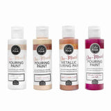 50 % DE DESCUENTO: Kit de pintura premezclada Desert Rose Color Pour, paquete de 4 