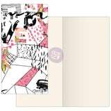 Recambio de cuaderno de viaje Prima Traveler's Journal en papel mosaico color marfil, 32 hojas