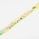 Light Yellow Film Washi Tape Clear BGM