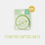 Alpaca Slim Washi Tape BGM
