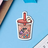 Bubble Tea Vinyl Sticker
