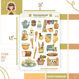 PaperaicaShop Cute Kitchen Stickers