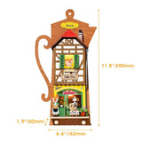 Lazy Coffee House DIY Wall Hanging Miniature House Kit