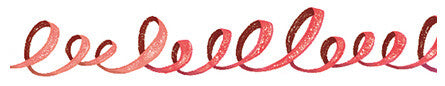 Cinta rizada decorativa Rush 