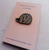 Hedgehog Enamel Pin Badge