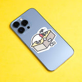 Robot Dance Battle - Grumpy Chicken Ugh Desk Sticker