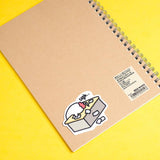 Robot Dance Battle - Grumpy Chicken Ugh Desk Sticker