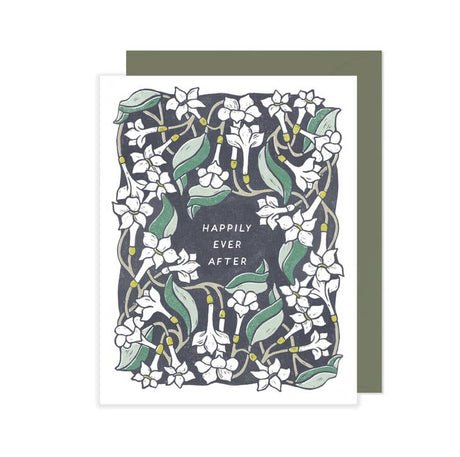 Tarjeta de Felices para siempre - Tarjeta de boda