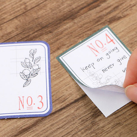 Pegatinas escamosas para escribir con etiqueta Geo Garden (30 piezas) 