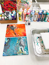 50% OFF - Burnt Umber DecoArt FluidArt Ready-To-Pour Acrylic Paint 8oz