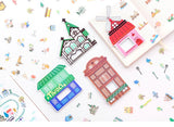 Parade Float Washi Flake Sticker (40 pieces)