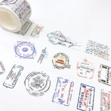Passport Stamp Washi Tape