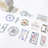 Passport Stamp Washi Tape