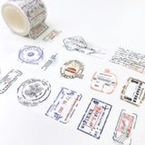 Passport Stamp Washi Tape