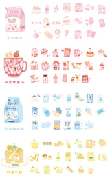 Pegatinas washi flake deliciosas 