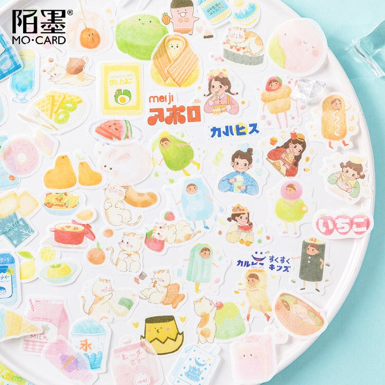 Pegatinas washi flake deliciosas 