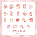 Pegatinas washi flake deliciosas 