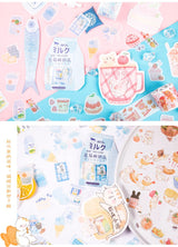 Pegatinas washi flake deliciosas 