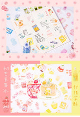 Pegatinas washi flake deliciosas 
