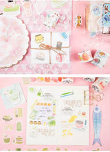 Pegatinas washi flake deliciosas 