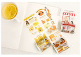 Red Collage Wide Washi Tape