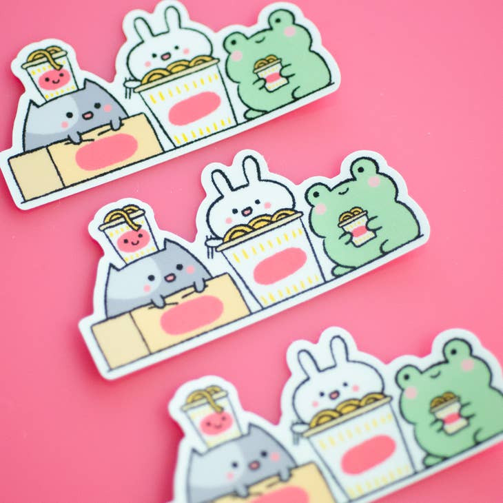 Pegatinas de Ramen Pals instantáneo