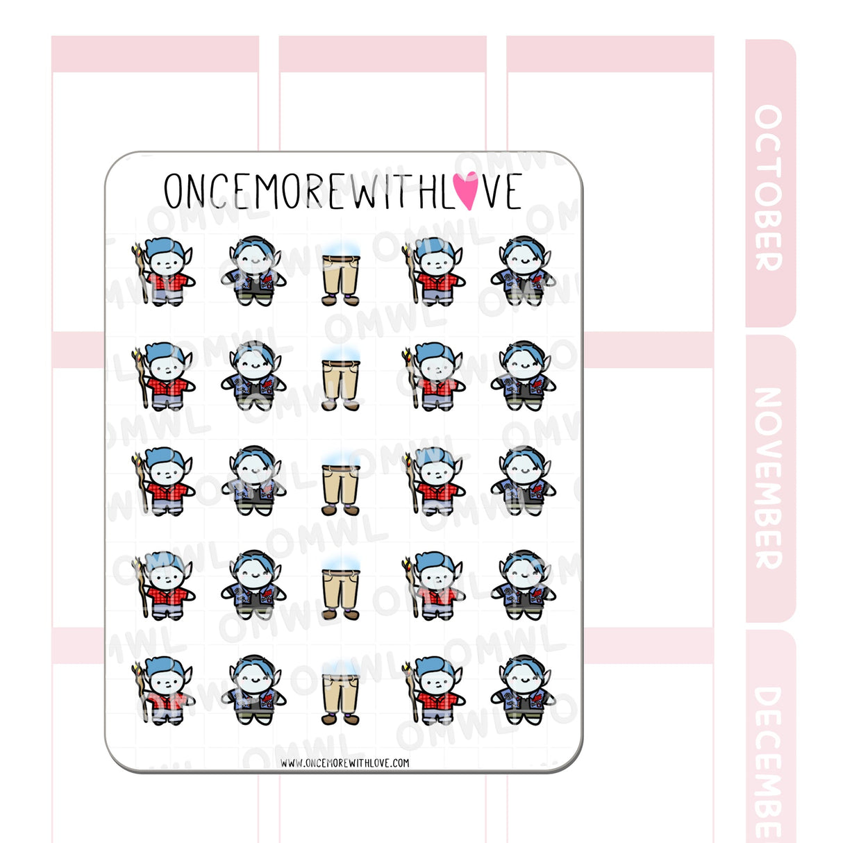 M898 Carried Me With You Onward Costume Sticker