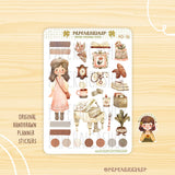 Pegatina linda de la chica de la Academia Light PaperaicaShop