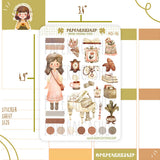 Pegatina linda de la chica de la Academia Light PaperaicaShop