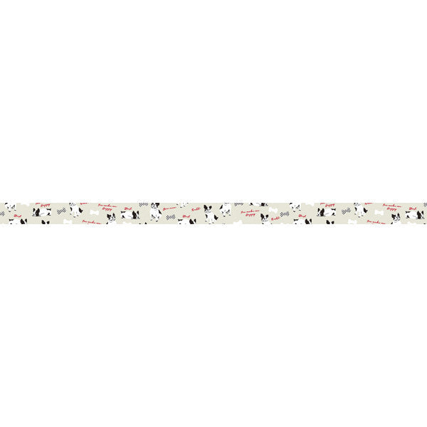 Cinta washi japonesa con diseño de bulldog francés • Cinta adhesiva City Masté