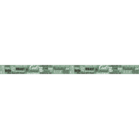 Cinta washi japonesa de saludos • Amazing Life Masté Masking Tape