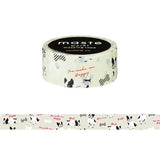 Cinta washi japonesa con diseño de bulldog francés • Cinta adhesiva City Masté