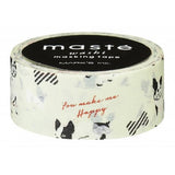 Cinta washi japonesa con diseño de bulldog francés • Cinta adhesiva City Masté