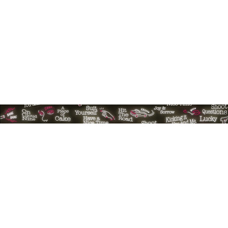Cinta washi japonesa con letrero de neón • Masté Masking Tape City