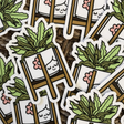 Mid Century Plant Sticker