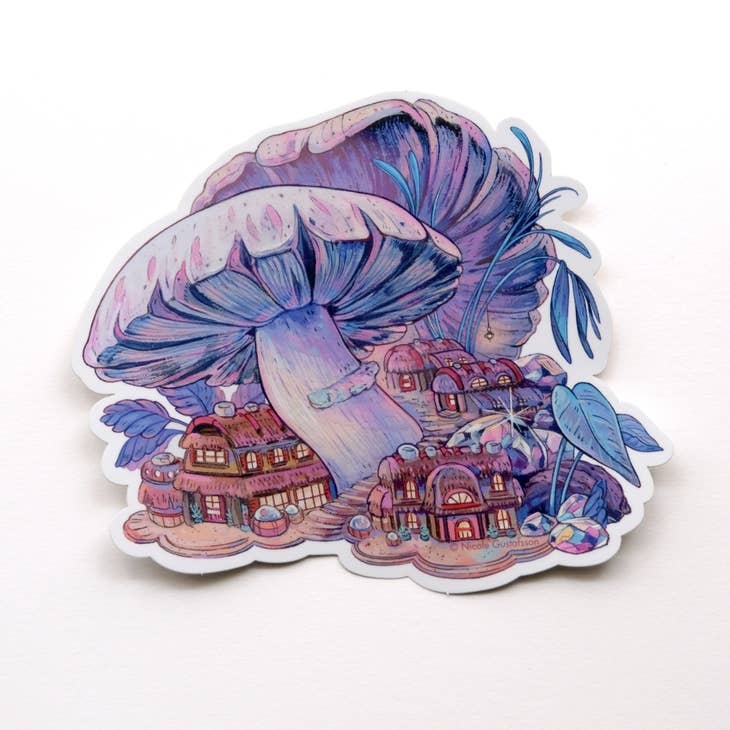 Nimasprout Mushroom Grove Sticker