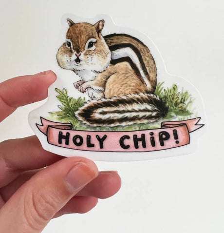 Oh Chip! Chipmunk Sticker