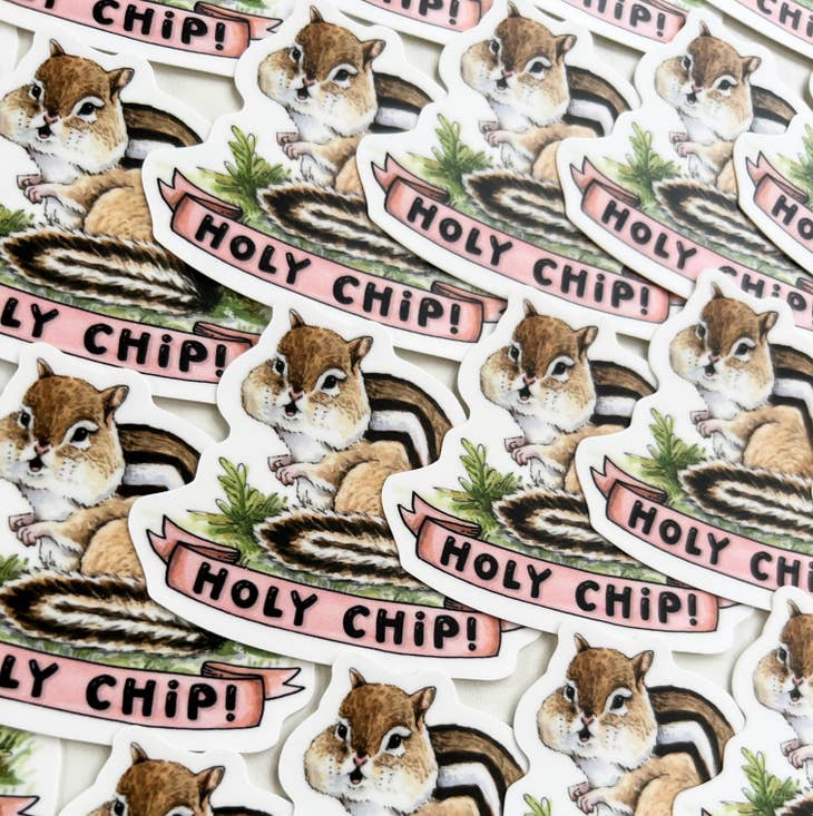 Oh Chip! Chipmunk Sticker