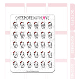 Once More With Love -&nbsp;M665 Pregnancy or Food Baby Icon Munchkins Planner Stickers