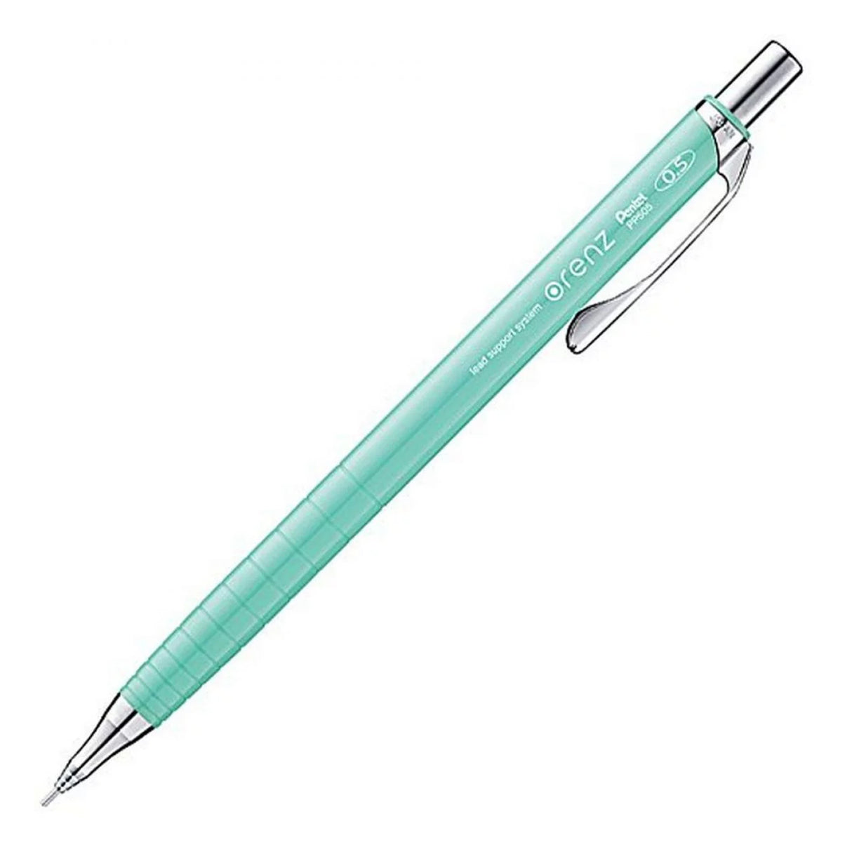 Lápiz mecánico Pentel Orenz de 0,5 mm, color verde menta 
