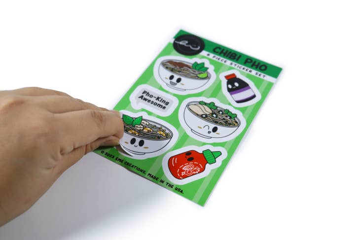 Pho Sticker Sheet