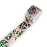 Pink Monstera Washi Tape