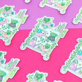 Planter Pets Green Thumb Vinyl Sticker