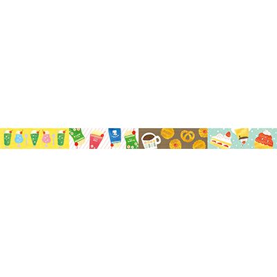 Retro Cafe Washi Tape