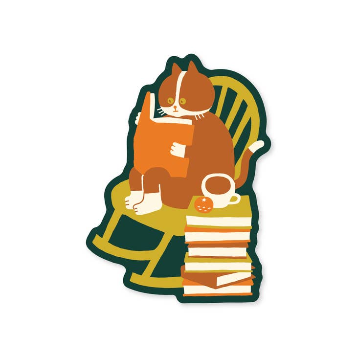 Reader Vinyl Sticker