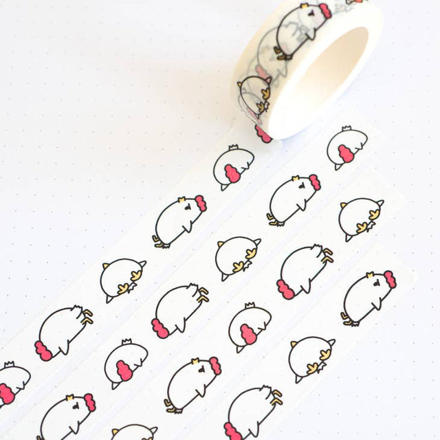 Robot Dance Battle "Ugh" Grumpy Chicken Washi Tape