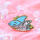 Spotted Eagle Ray Enamel Pin